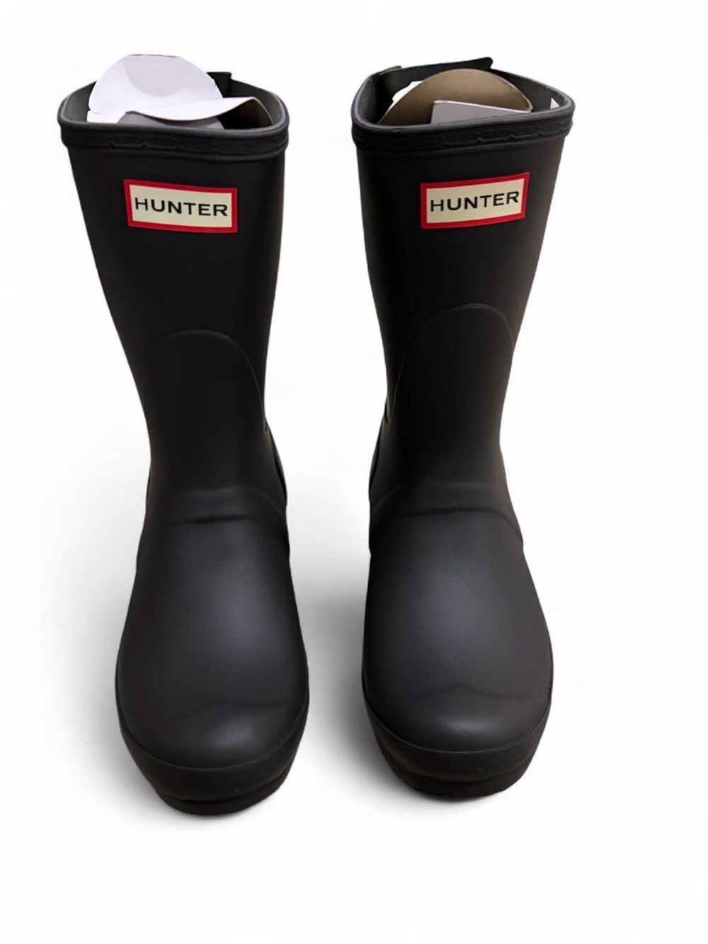 Hunter Original Short Adjustable Rain Boots Onyx Black Women’s Size 7
